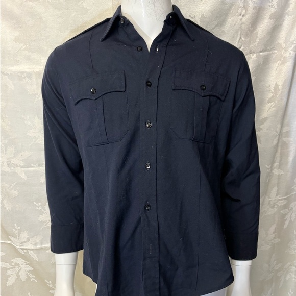Men's Black Button-Up Shirt - Picture 1 of 13